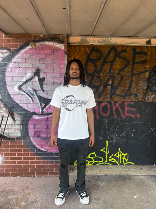 Chrome Tee - White